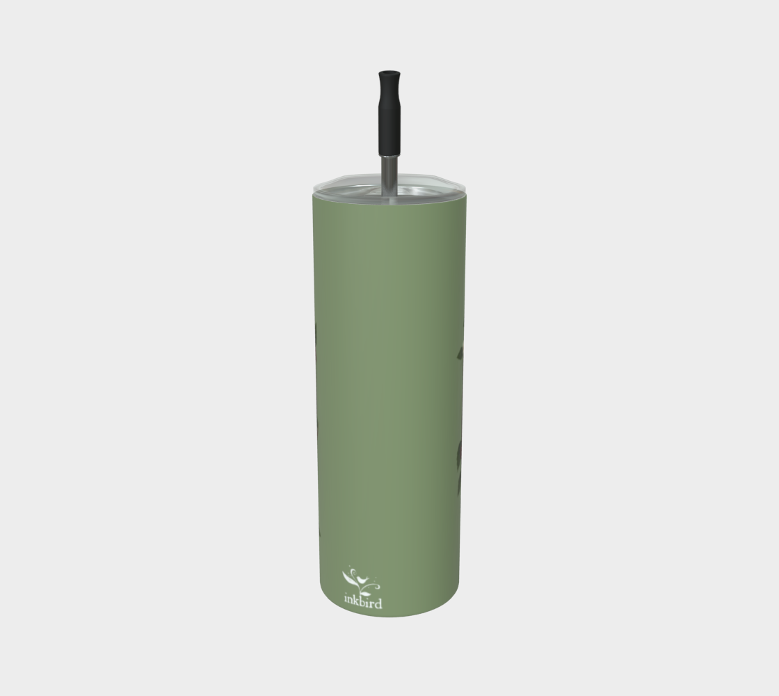 Blackberry Blush 20oz Stainless Steel Tumbler | Inkbird Art - From the quiet corners of a magical world