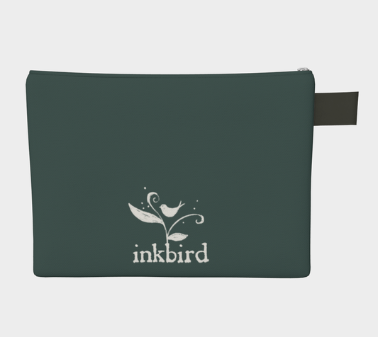 Lilac Lady 10in Carry-All Zipper Bag | Inkbird Art - From the quiet corners of a magical world