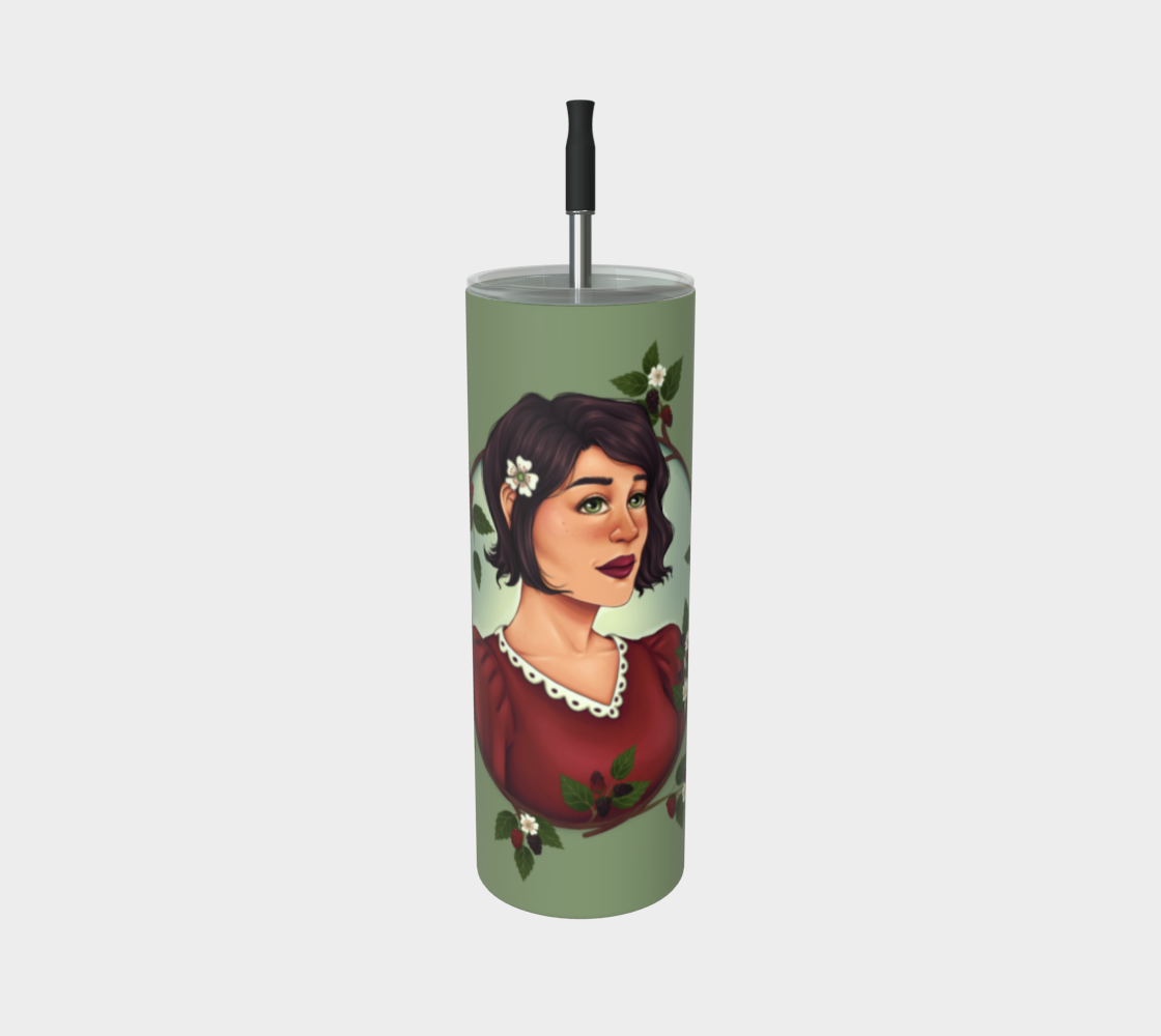 Blackberry Blush 20oz Stainless Steel Tumbler | Inkbird Art - From the quiet corners of a magical world