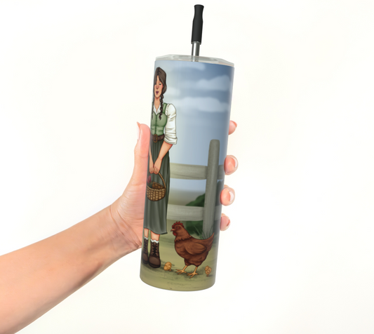 Spring Cottage Tumbler | Inkbird Art - From the quiet corners of a magical world