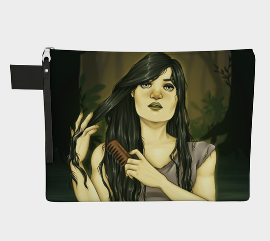 Rusalka Carry-All Zipper Bag | Inkbird Art - From the quiet corners of a magical world