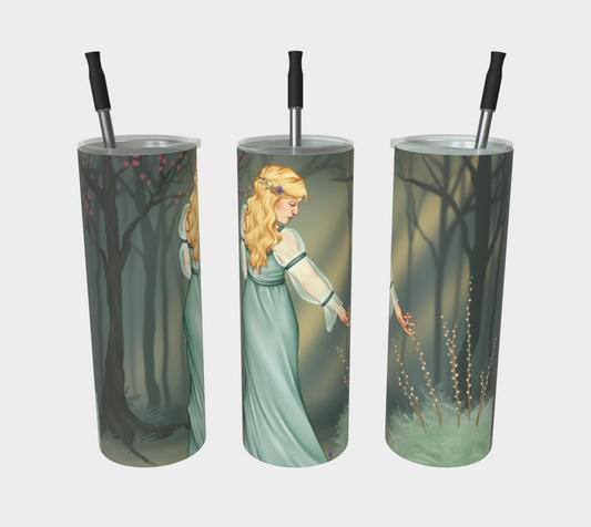 Lady Spring Stainless Steel Tumbler | Inkbird Art - From the quiet corners of a magical world