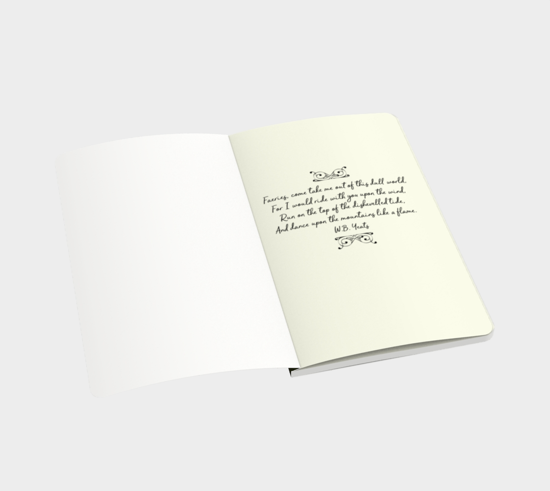 Mapping Faerieland Small 5x8.25in Notebook | Inkbird Art - Illustrated Art and Gifts Inspired by Fantasy, Myths, and Wonder