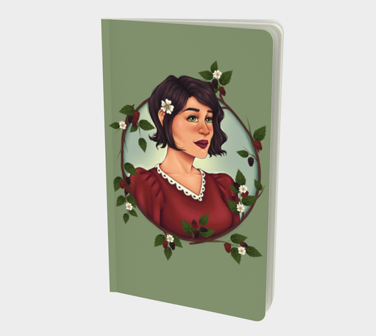 Blackberry Blush 5x8.25in Notebook | Inkbird Art - From the quiet corners of a magical world