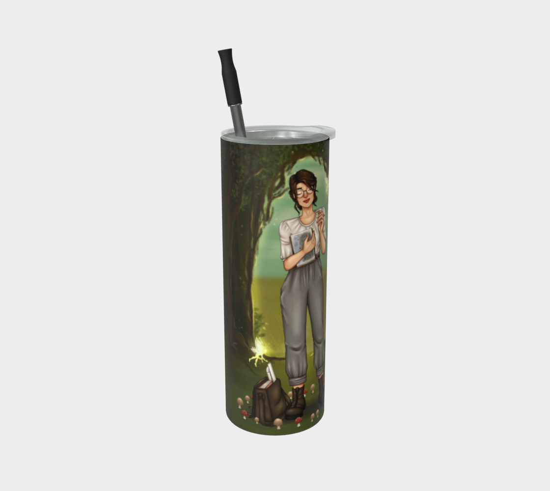 Mapping Faerieland Stainless Steel Tumbler | Inkbird Art - Illustrated Art and Gifts: Inspired by Fantasy, Myths, and Wonder