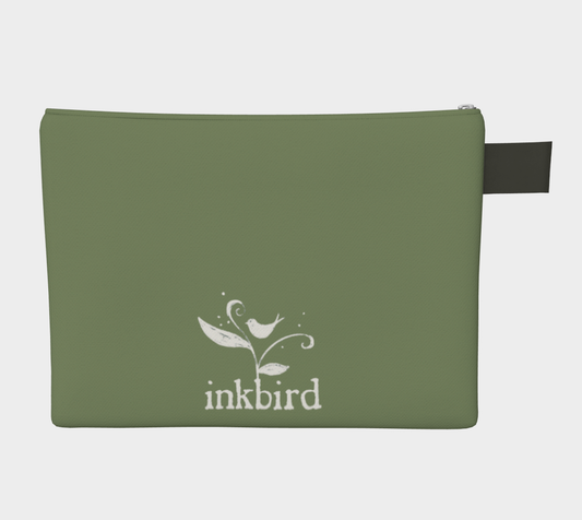 Blackberry Blush 10in Zipper Carry-All Bag | Inkbird Art - From the quiet corners of a magical world