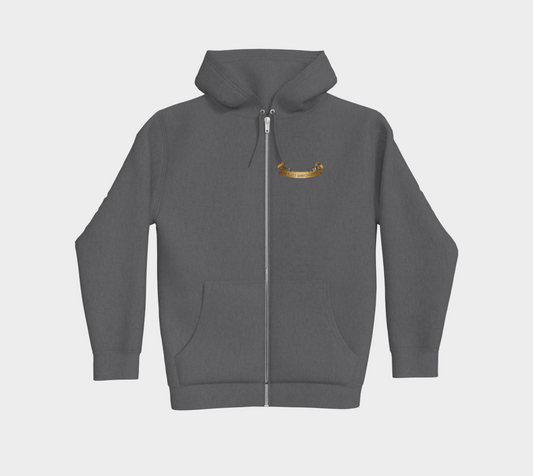 Bloom of Eternity Zip Up Hoodie | Inkbird Art - Art from the quiet corners of a magical world