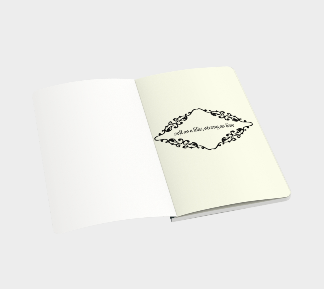 Lilac Lady Note Book | Inkbird Art - From the quiet corners of a magical world