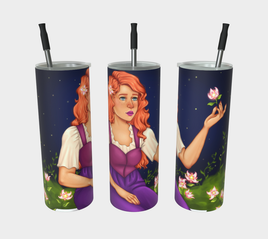 Starlit Garden Tumbler | Inkbird Art - From the quiet corners of a magical world