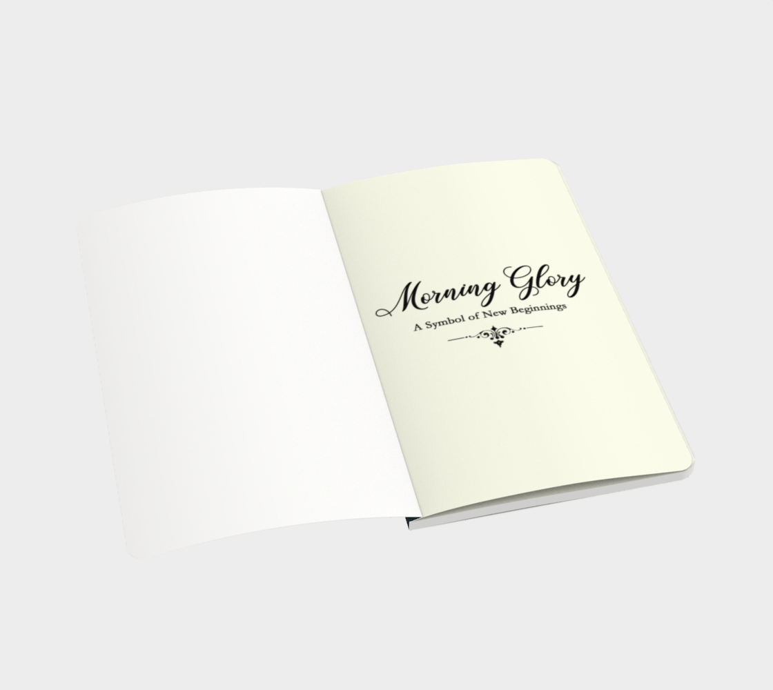 Morning Glory Notebook | Inkbird Art - From the quiet corners of a magical world