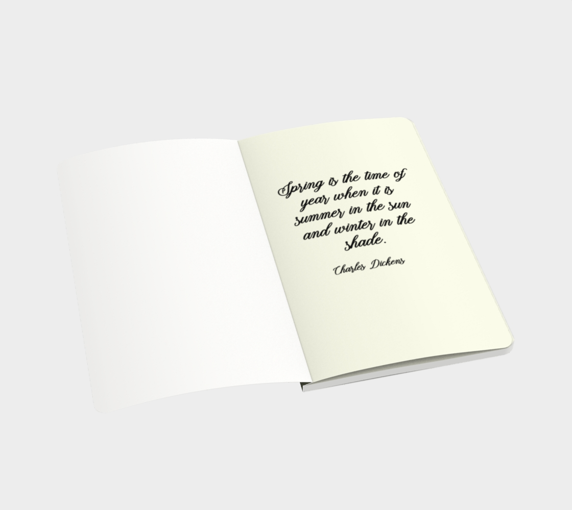 Lady Spring Notebook | Inkbird Art - From the quiet corners of a magical world