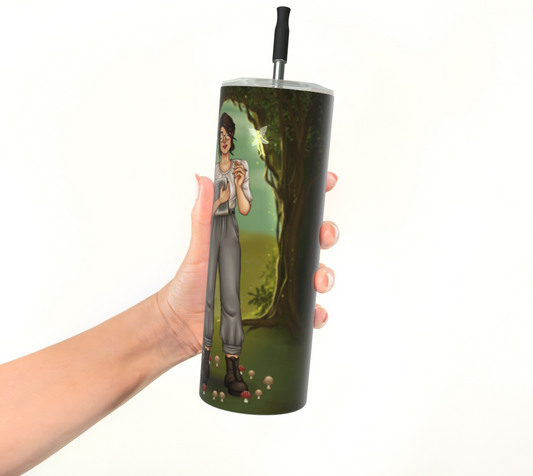 Mapping Faerieland Stainless Steel Tumbler | Inkbird Art - Illustrated Art and Gifts: Inspired by Fantasy, Myths, and Wonder
